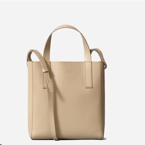 Everlane Day Tote Mini, Taupe, Leather